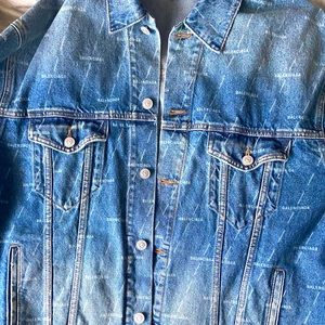 Oversize Balenciaga Jean jacket